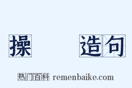 操縱桿造句是什么意思的图片